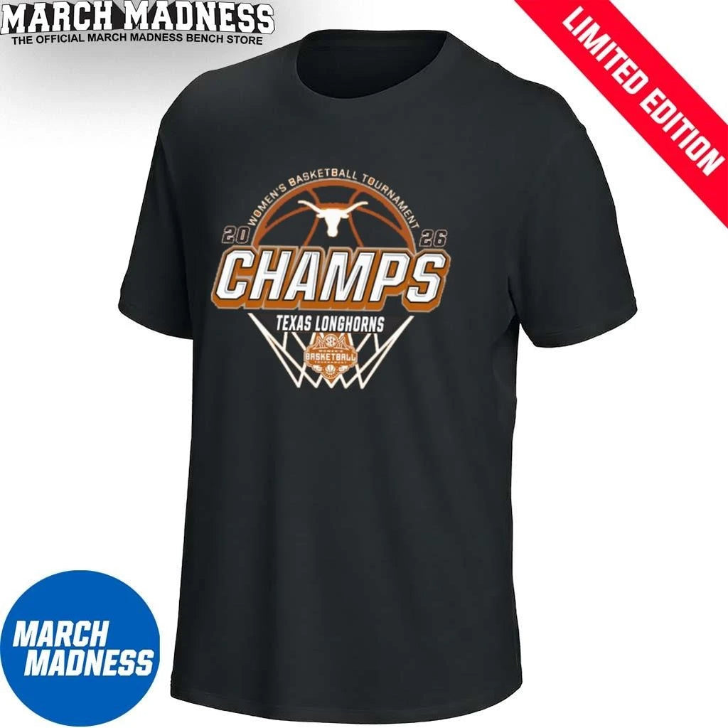 Official Texas Longhorns First SEC Women’s Basketball Tournament Champions T-Shirt