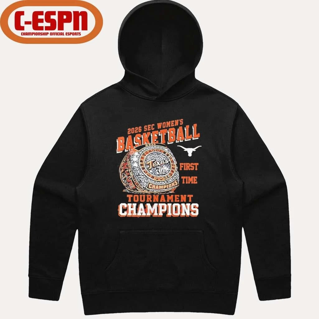 Official Texas Longhorns First Time SEC Women’s basketball Tournament Champions rings shirt