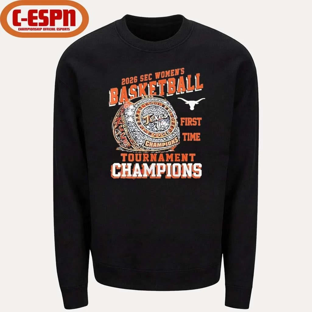 Official Texas Longhorns First Time SEC Women’s basketball Tournament Champions rings shirt