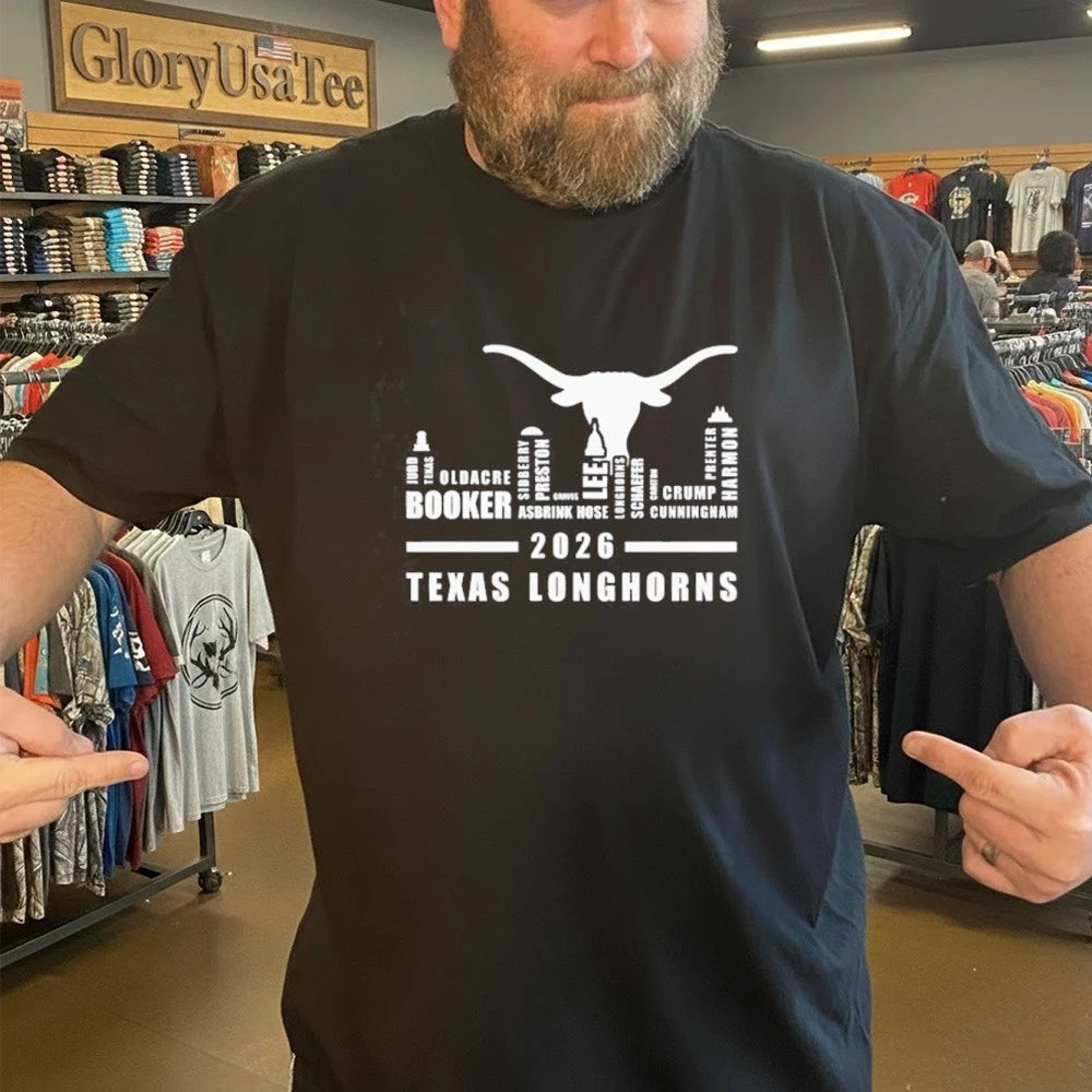 Official Texas Longhorns X Skyline City 2026 Shirt