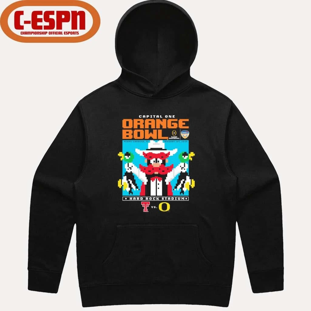 Official Texas Tech Duck Hunt 2025 Orange Bowl Shirt