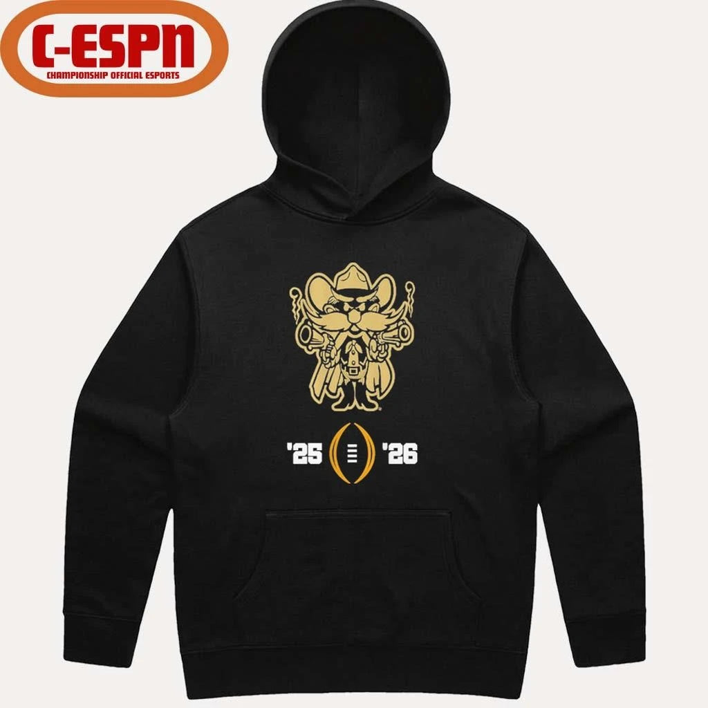Official Texas Tech Football 2025-26 College Football Playoff Logo Shirt