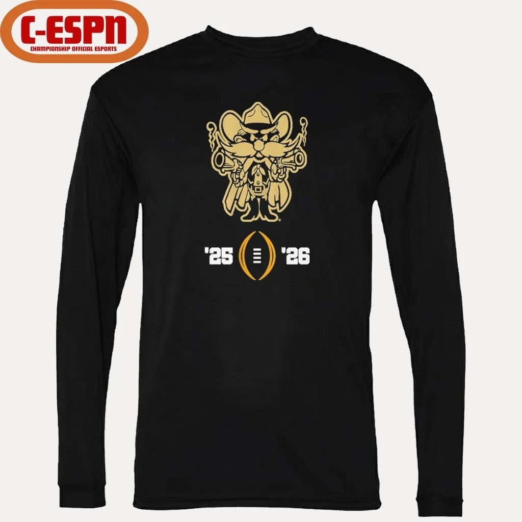 Official Texas Tech Football 2025-26 College Football Playoff Logo Shirt
