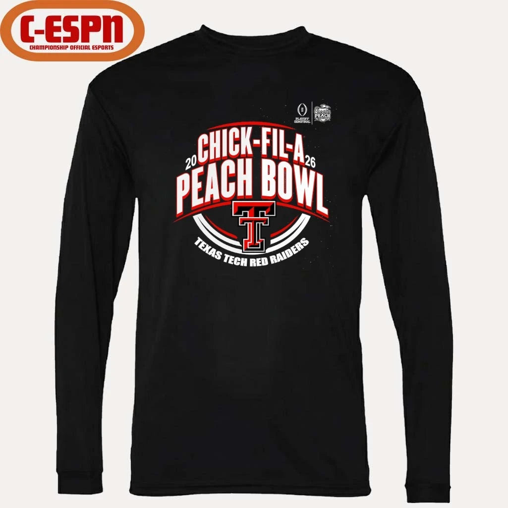 Official Texas Tech Football CFP Semifinal At The Peach Bowl 2026 T-Shirt