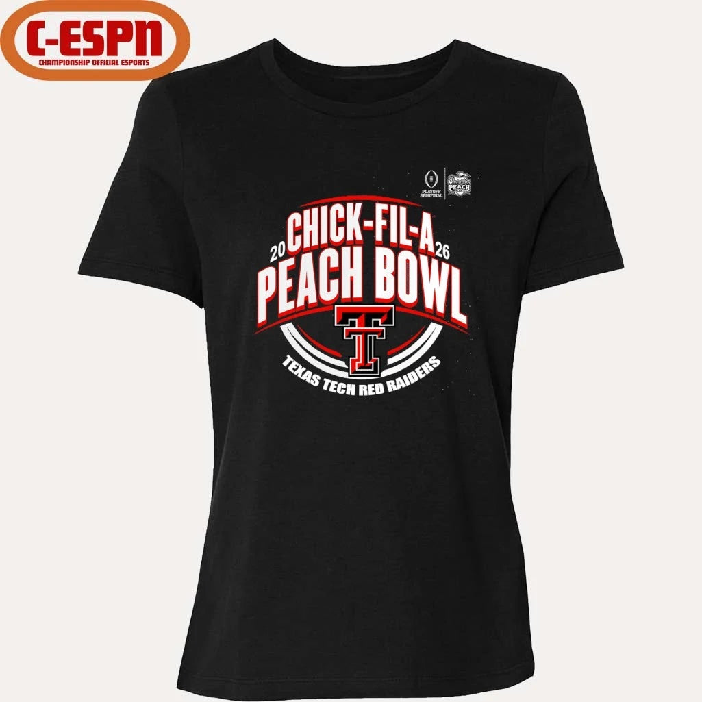 Official Texas Tech Football CFP Semifinal At The Peach Bowl 2026 T-Shirt