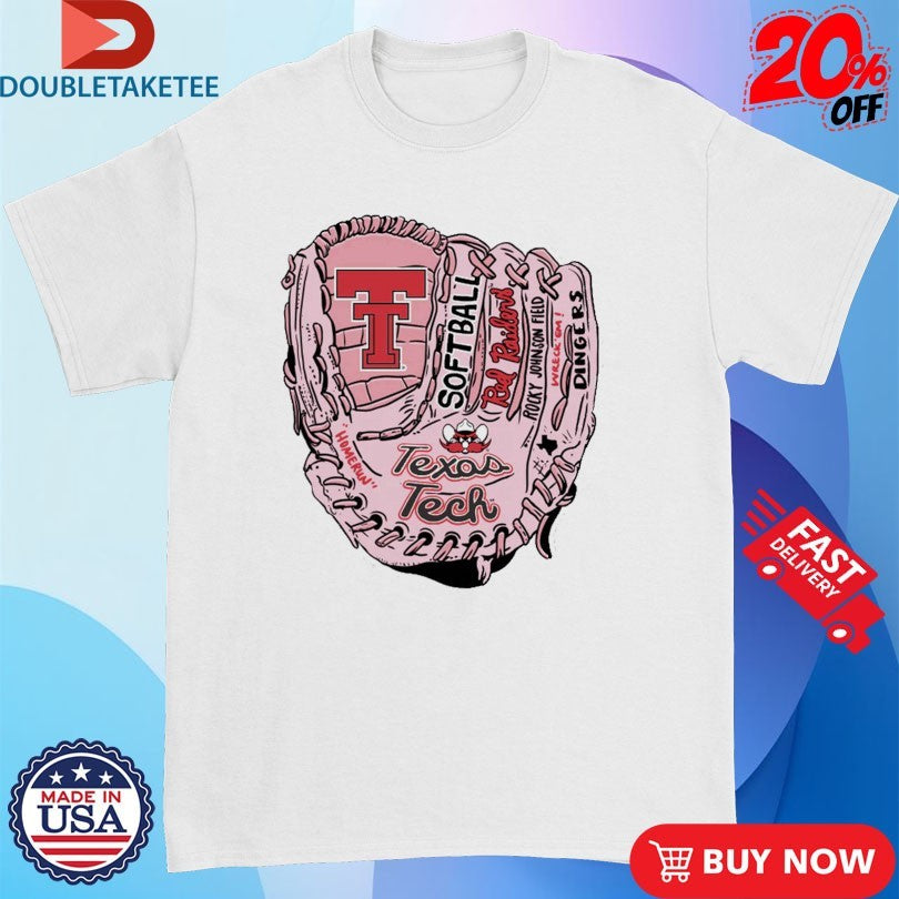 Official Texas Tech Red Raiders Glovin’ It Softball Shirts