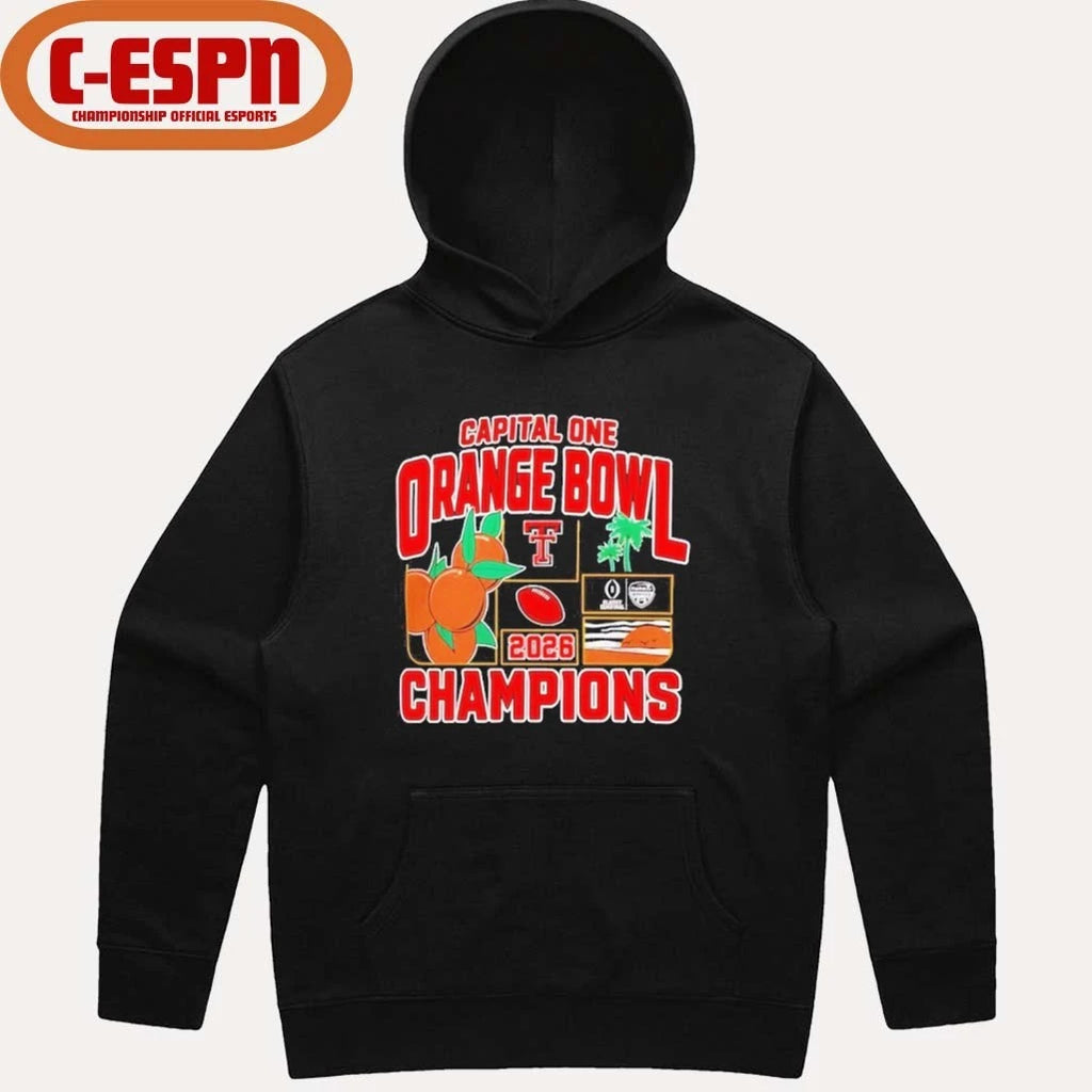Official Texas Tech Red Raiders Orange Bowl Champions 2025-26 CFP shirt