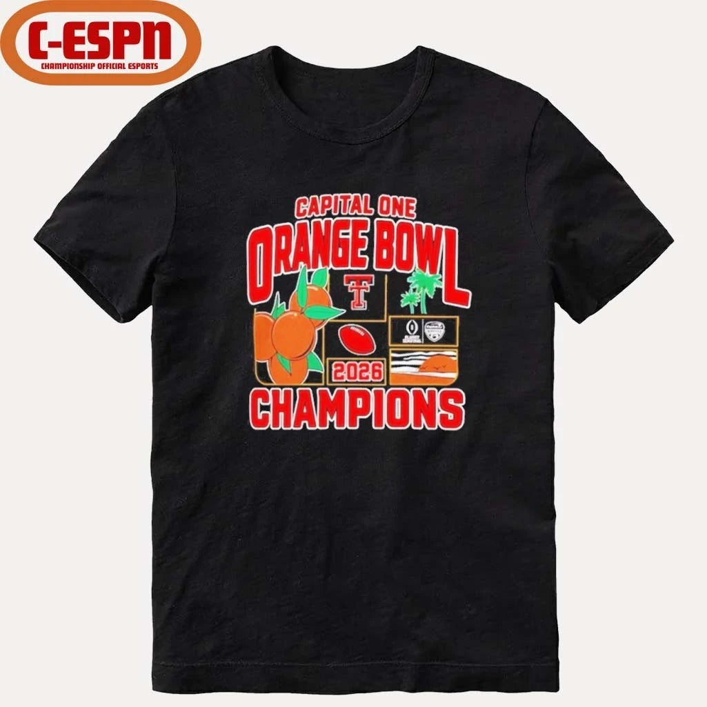 Official Texas Tech Red Raiders Orange Bowl Champions 2025-26 CFP shirt