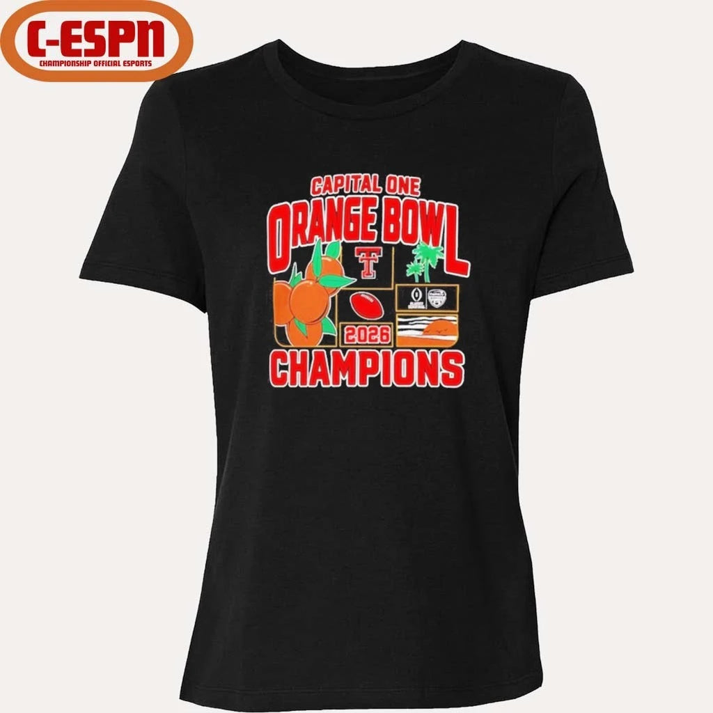 Official Texas Tech Red Raiders Orange Bowl Champions 2025-26 CFP shirt