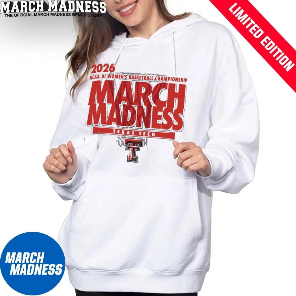Official Texas Tech Women’s Basketball Single Team 2026 NCAA March Madness Shirt