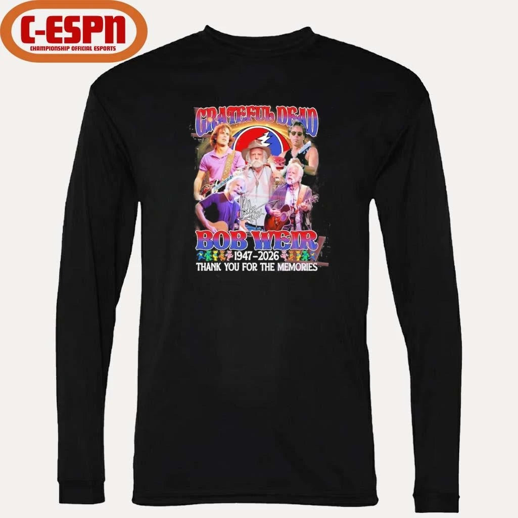 Official Thank You Grateful Dead Bob Weir 1947-2026 T-Shirt