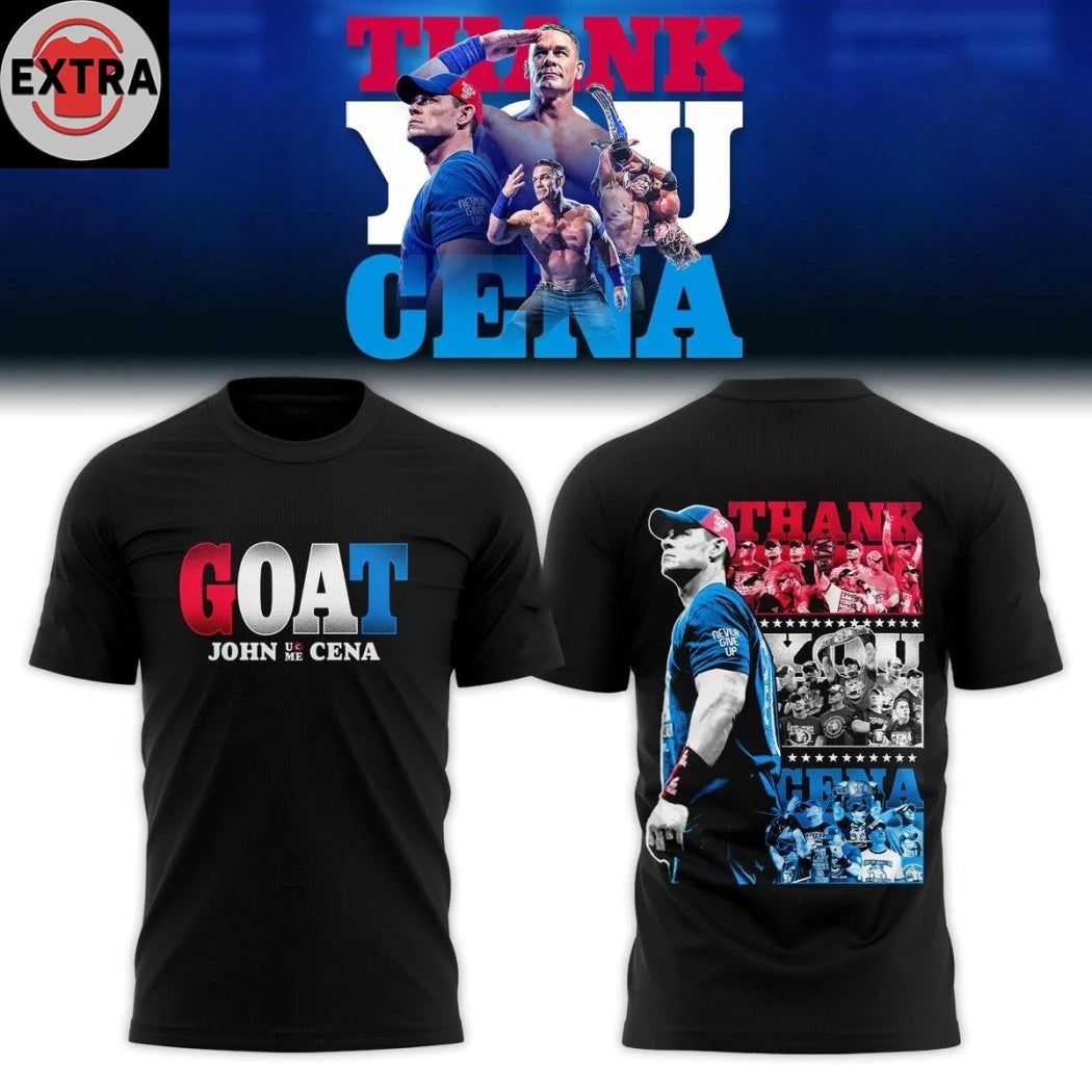 Official Thank You John Cena Farewell Tour 2025 Shirt