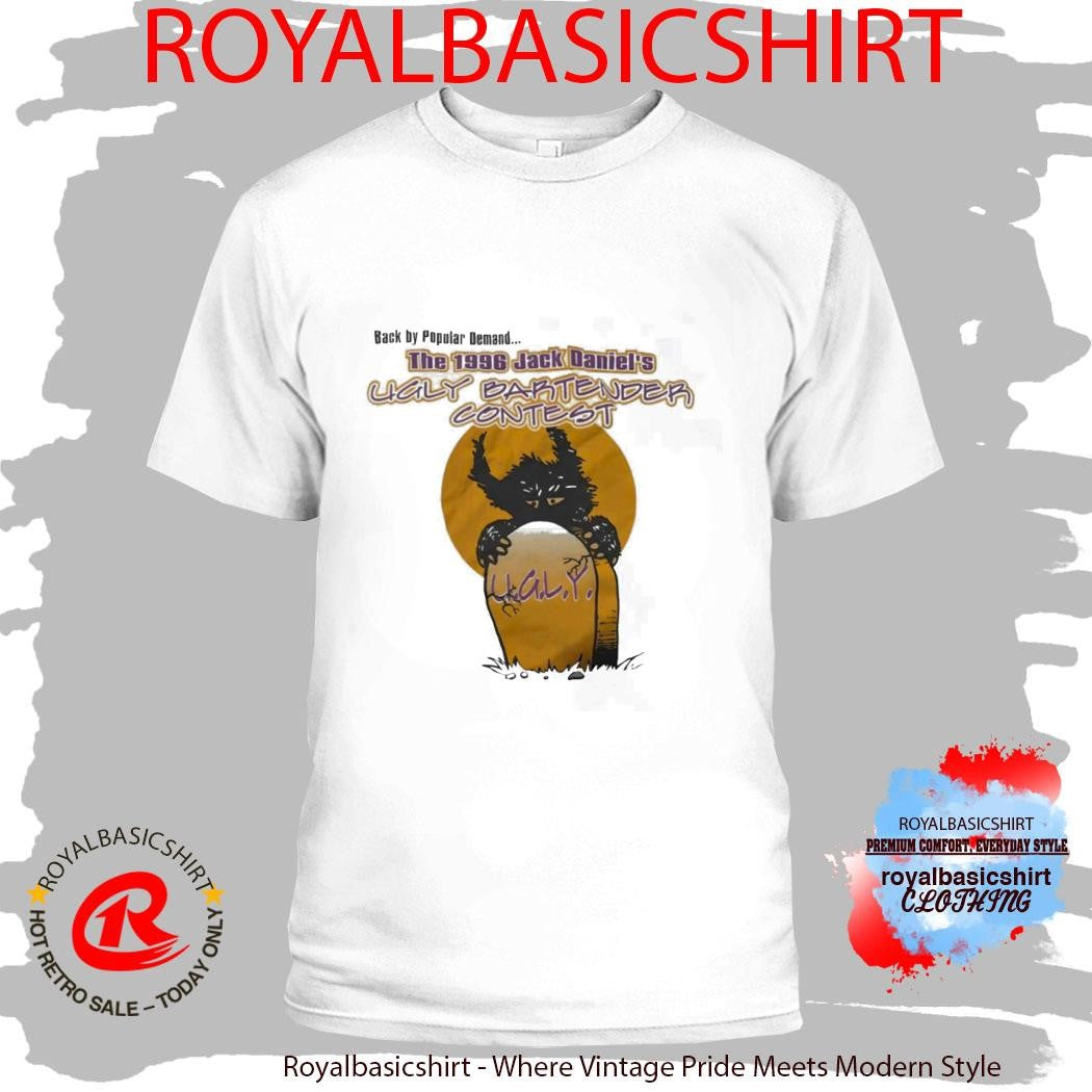 Official The 1996 Jack Daniels Ugly Bartender Contest Shirt