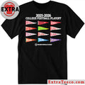 Official The 2025-2026 College Football Playoff with team logos T-Shirt