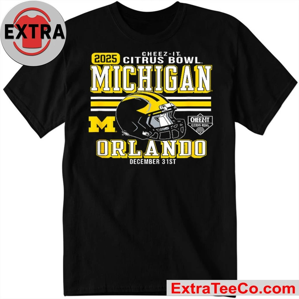 Official The 2025 Cheez-It Citrus Bowl, featuring the Michigan Wolverines and Texas Longhorns, will be held on December 31, 2025, at Camping World Stadium in Orlando, Florida Logo Shirt