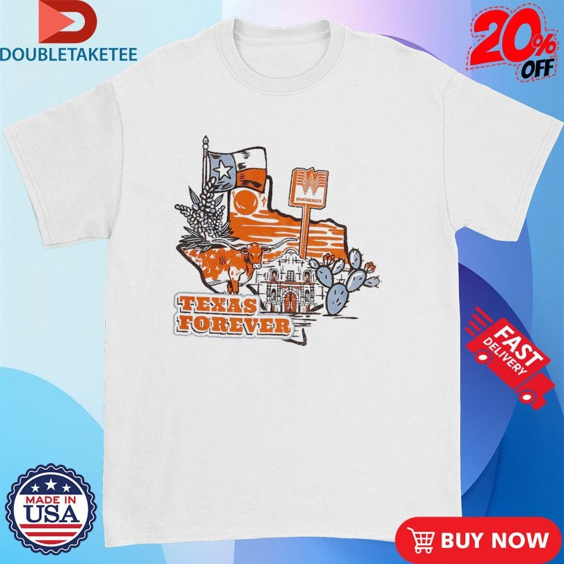 Official The Alamo X Whataburger Texas Forever Shirts