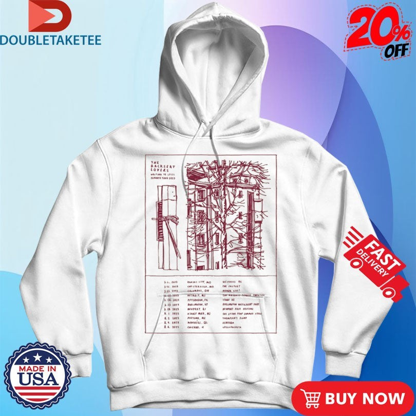 Official The Backseat Lovers US Tour 2023 Summer Shirts
