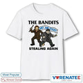 Official The Bandits Wet And Sticky Stealing Again Harry And Marv T-Shirt