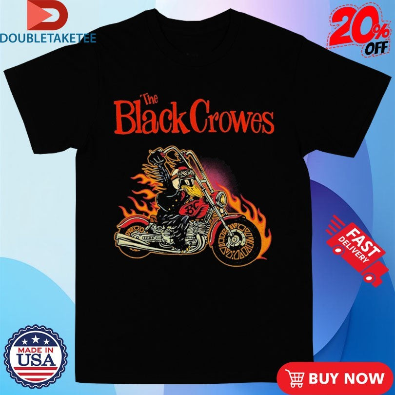 Official The Black Crowes Motorcycle Flame Shirts