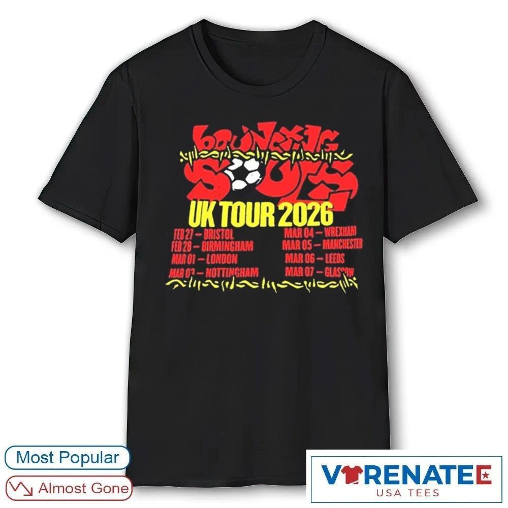 Official The Bouncing Souls Tour 2026 The Aquabats T-shirt