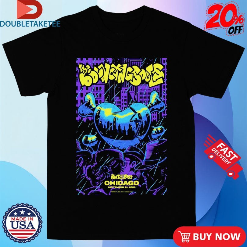 Official The Bouncing Souls Tour Chicago, IL 2025 Riot 20 Fest Shirts