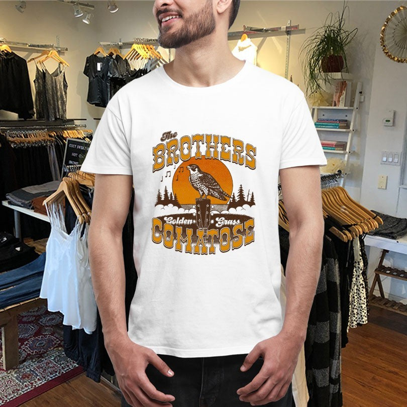 Official The Brothers Comatose Golden Grass Album Shirts