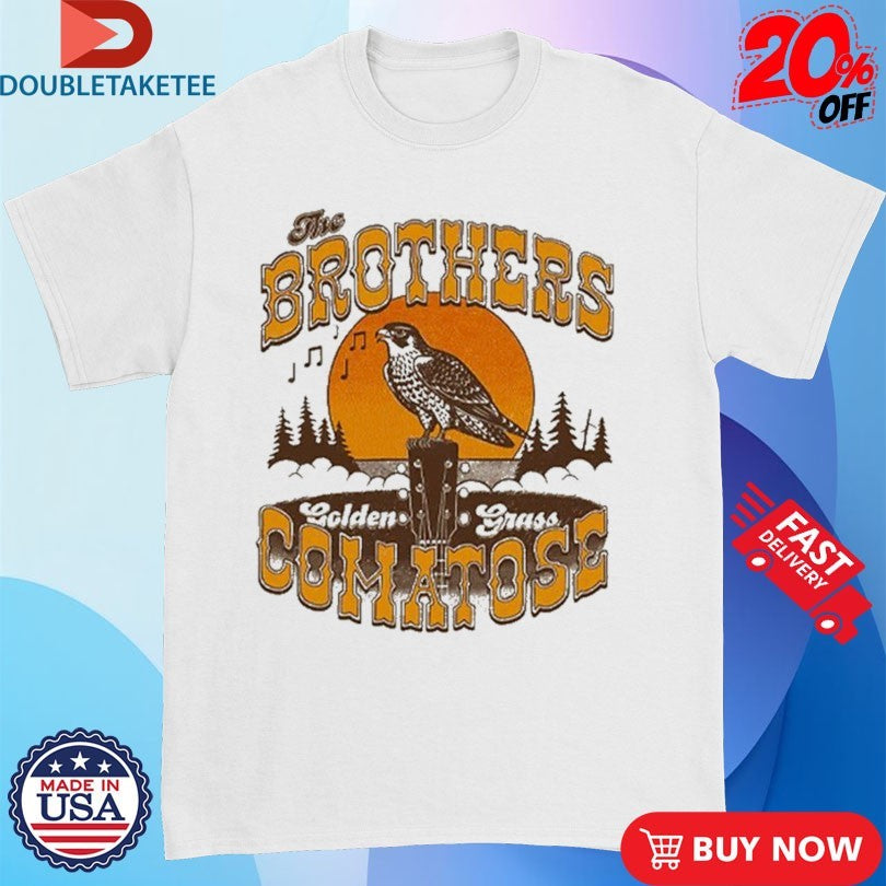 Official The Brothers Comatose Golden Grass Guitar Bird Shirts