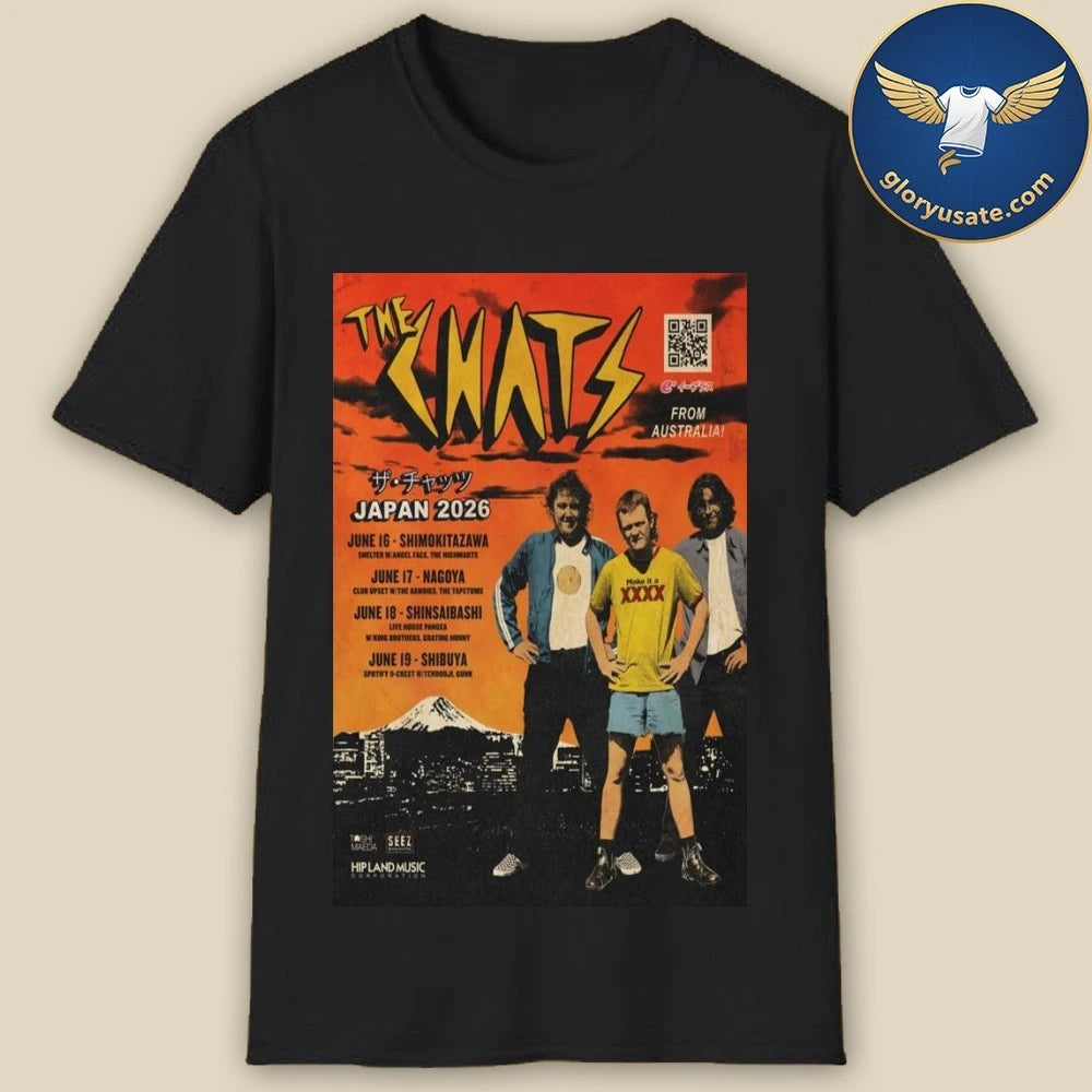 Official The Chats Japan Tour June 2026 Poster Shirt