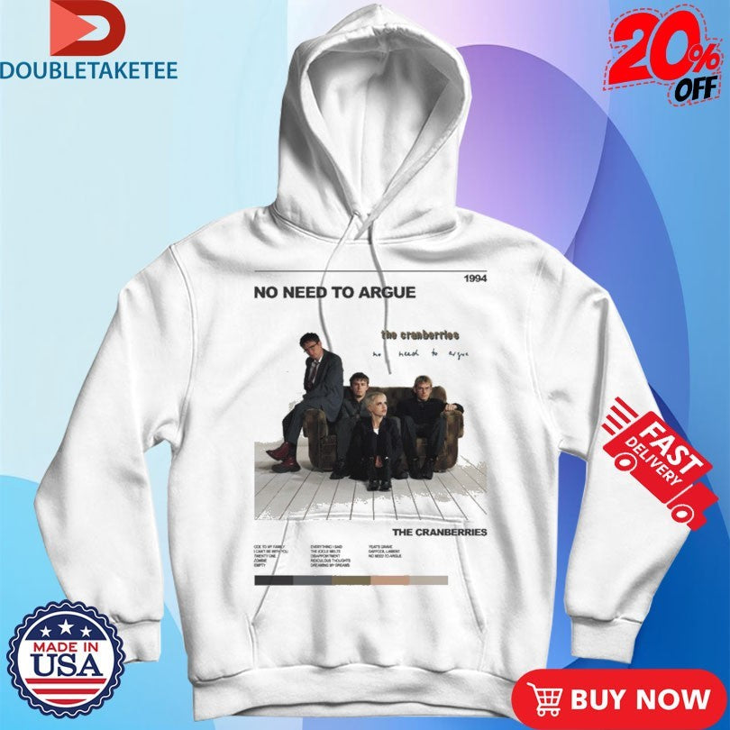 Official The Cranberries No Need To Argue 1994 Photo Shirts