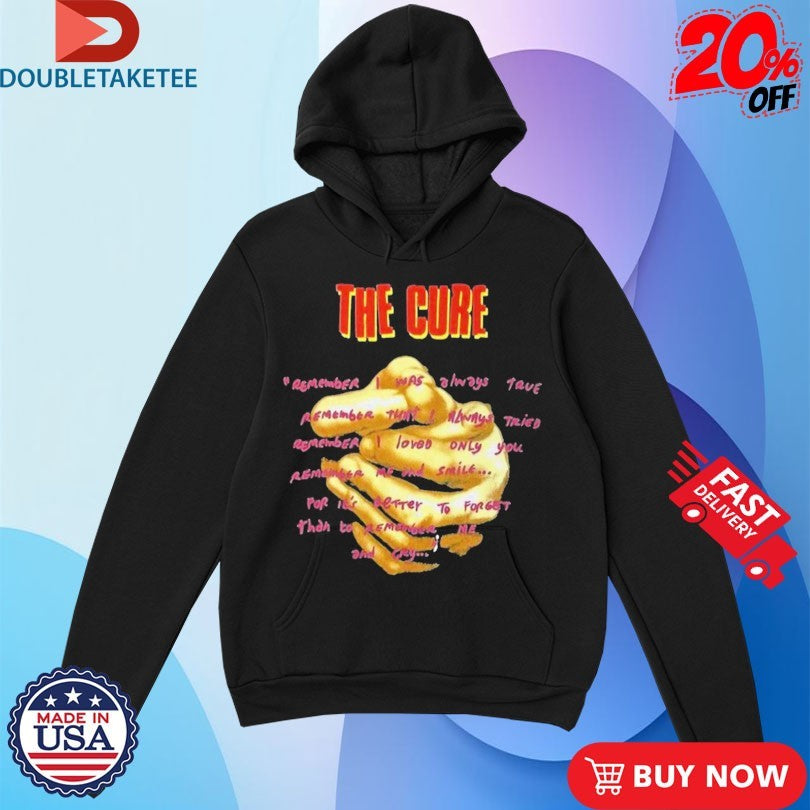Official The Cure Praying Hands Treasure Lyrics Shirts