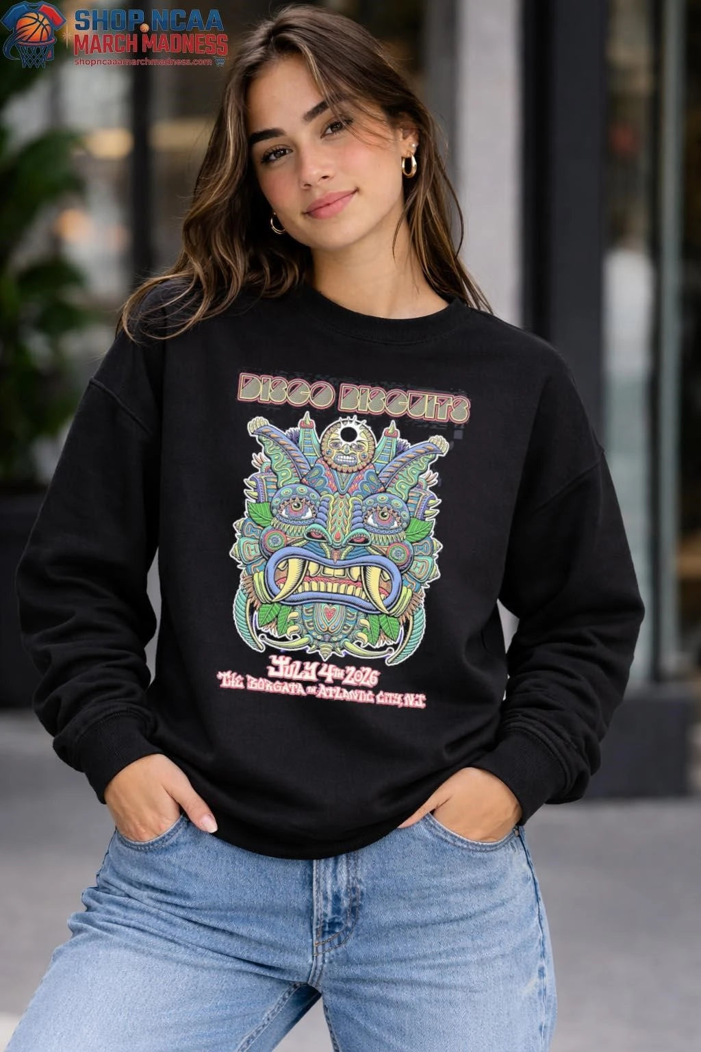 Official The Disco Biscuits Atlantic City New Jersey 2026 Venue At The Borgata On July 4 2026 T-Shirt