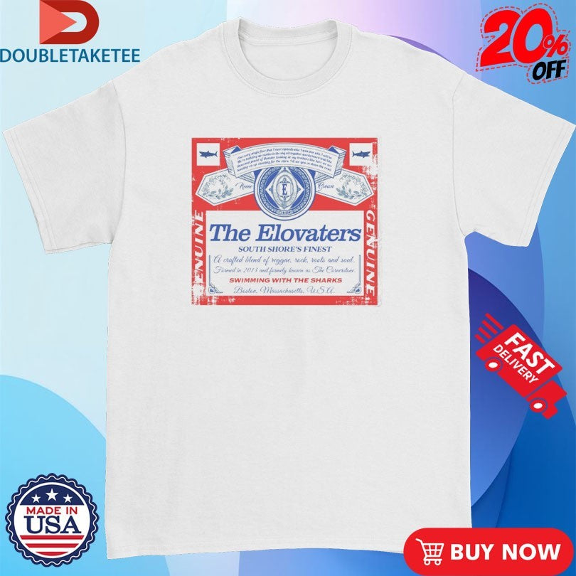 Official The Elovaters South Shore’s Finest Swimming With The Sharks Budovaters Shirts