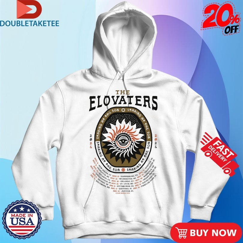 Official The Elovaters Staring At The Sun Tour 2025 Eye Shirts