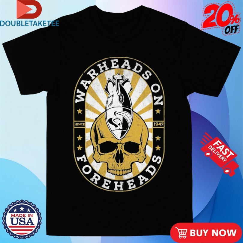 Official The Fat Electrician Warheads On Foreheads Skull Boom Shirts