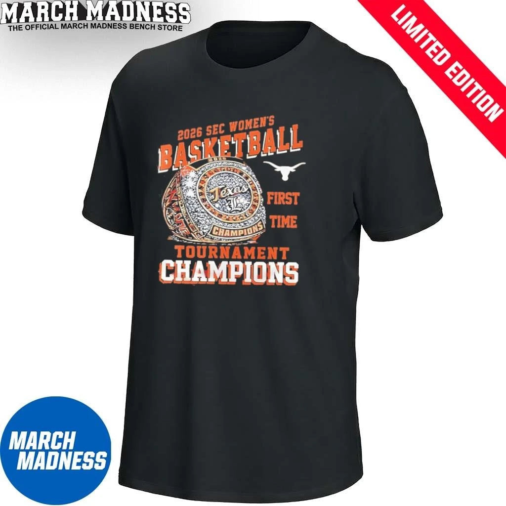 Official The First Time Texas Longhorns SEC Women’s basketball Tournament Champions shirt