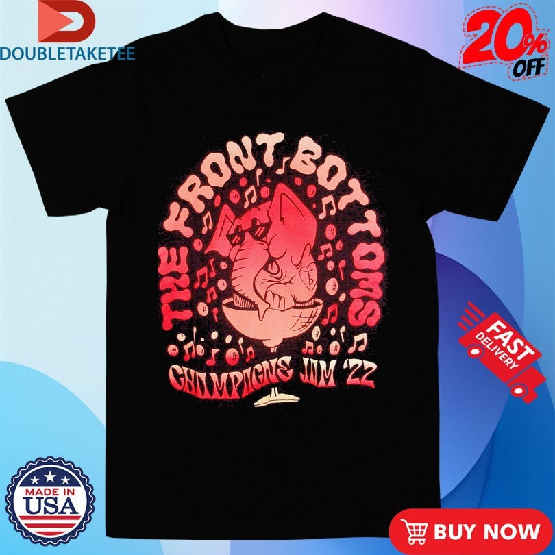 Official The Front Bottoms Champagne Jam ’22 Elephant Shirts