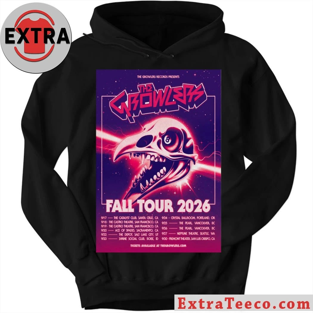 Official The Growlers Fall Tour Dates 2026 Poster Shirt