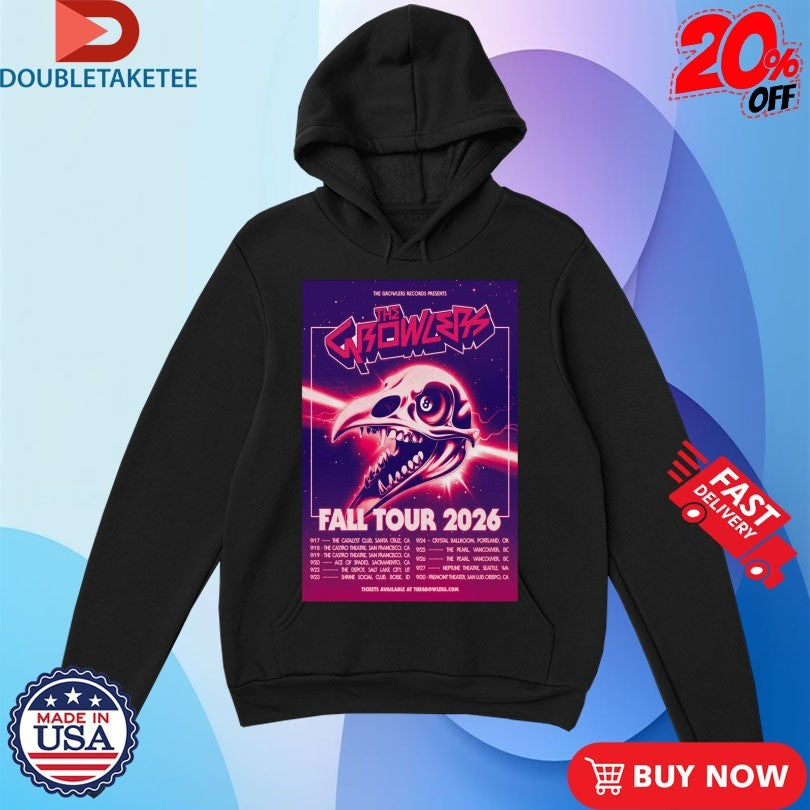 Official The Growlers Fall Tour Dates 2026 Shirts