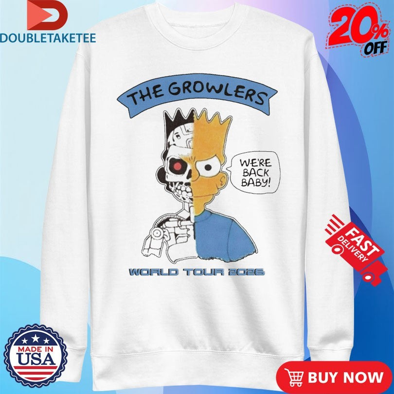 Official The Growlers We’re Back, Baby World Tour 2026 Shirts