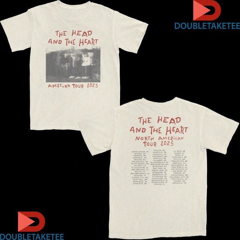Official The Head In The Heart Aperture Photo Tour 2025 Shirts