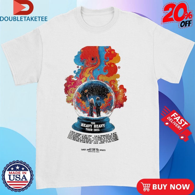 Official The Heavy Heavy Winter Tour 2025 North America Dates Globe Shirts