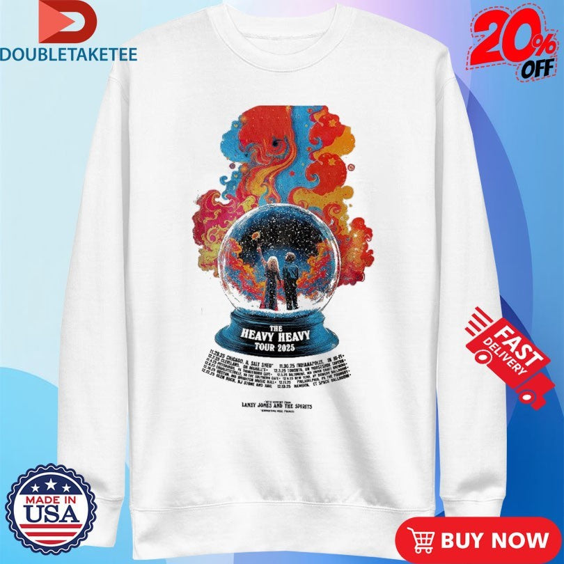 Official The Heavy Heavy Winter Tour 2025 North America Dates Globe Shirts