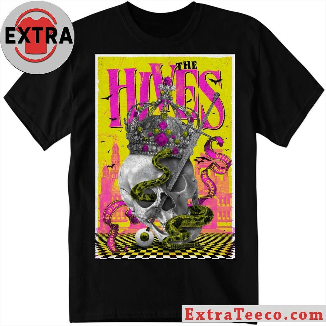 Official The Hives Teatro Metropólitan Mexico Feb 11 2026 Poster Shirt