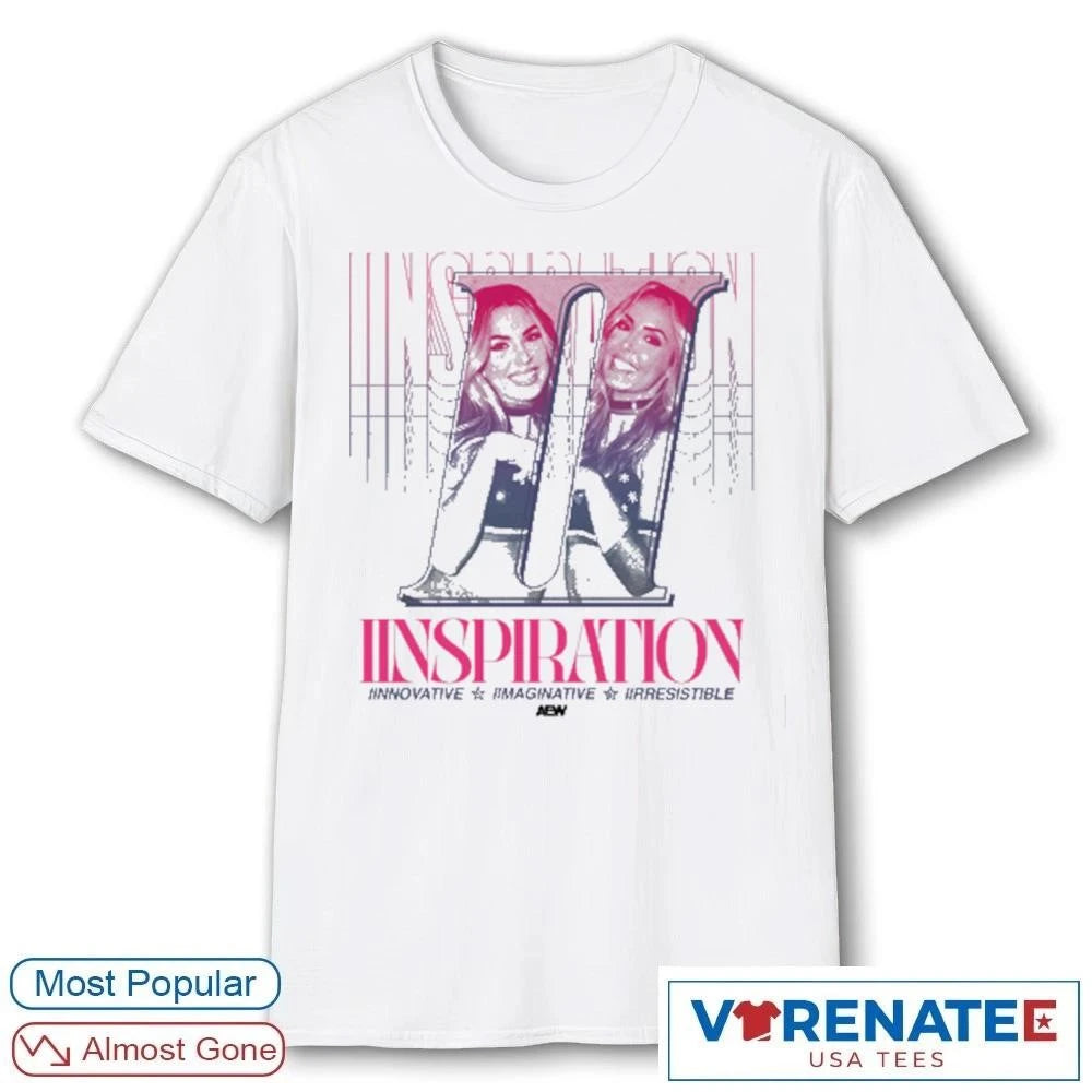 Official The IInspiration – Iinnovative Iimaginative Iirresistible AEW T-Shirt