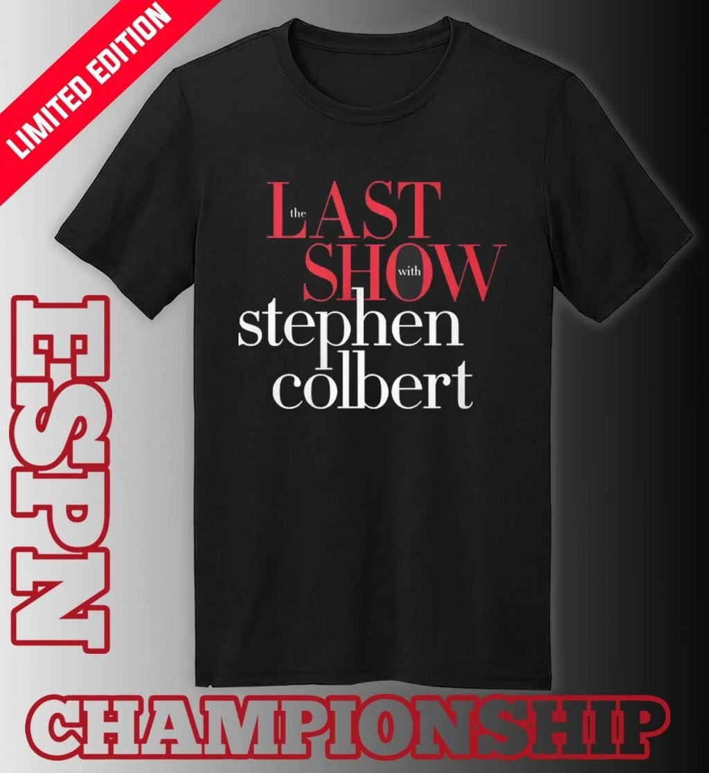 Official The Last Show With Stephen Colbert 2026 Shirt