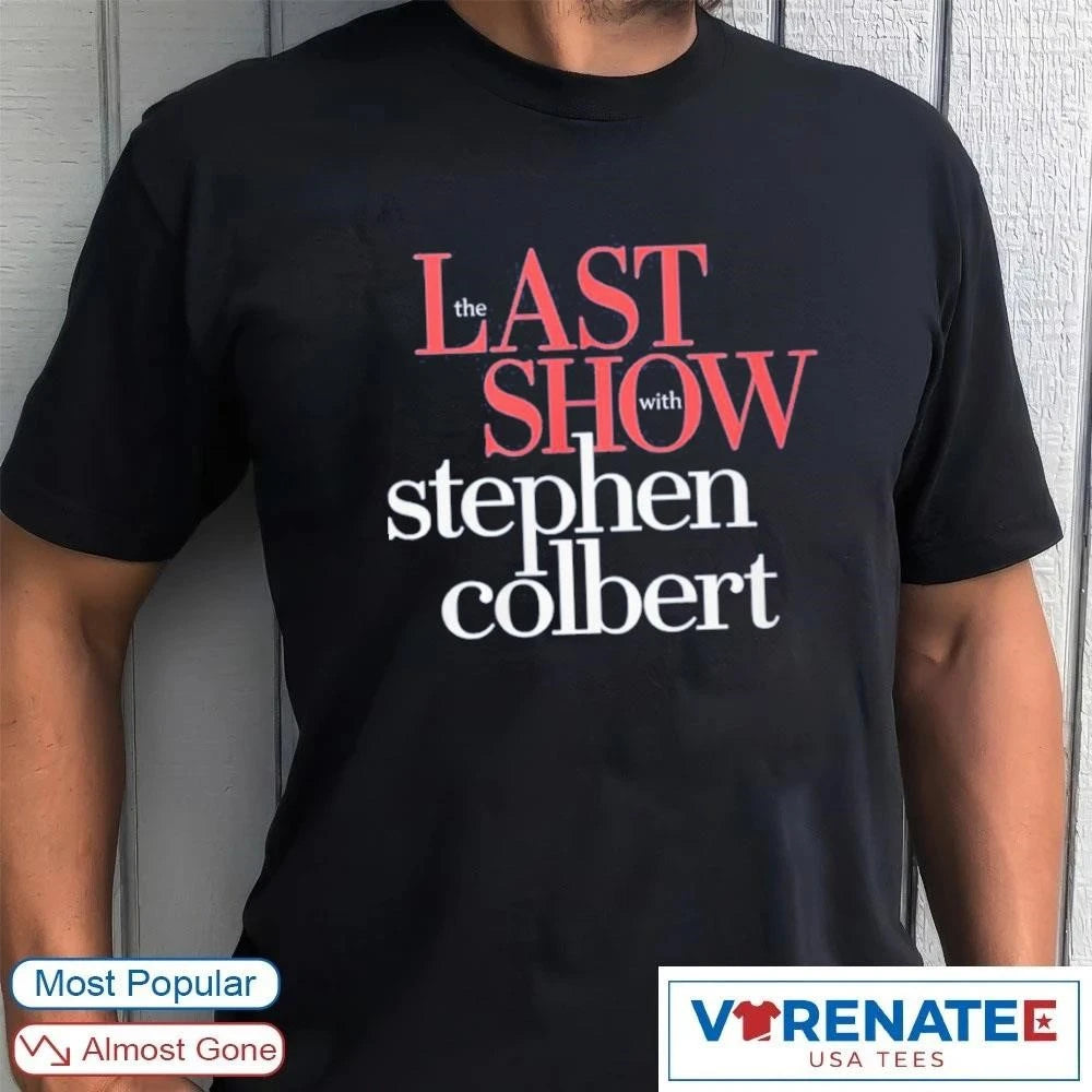 Official The Last Show With Stephen Colbert 2026 T-Shirt