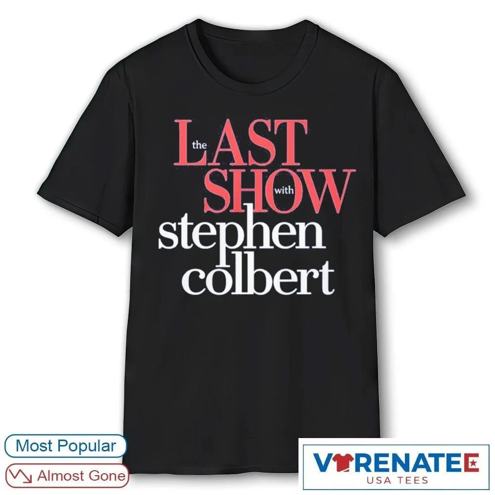Official The Last Show With Stephen Colbert 2026 T-Shirt