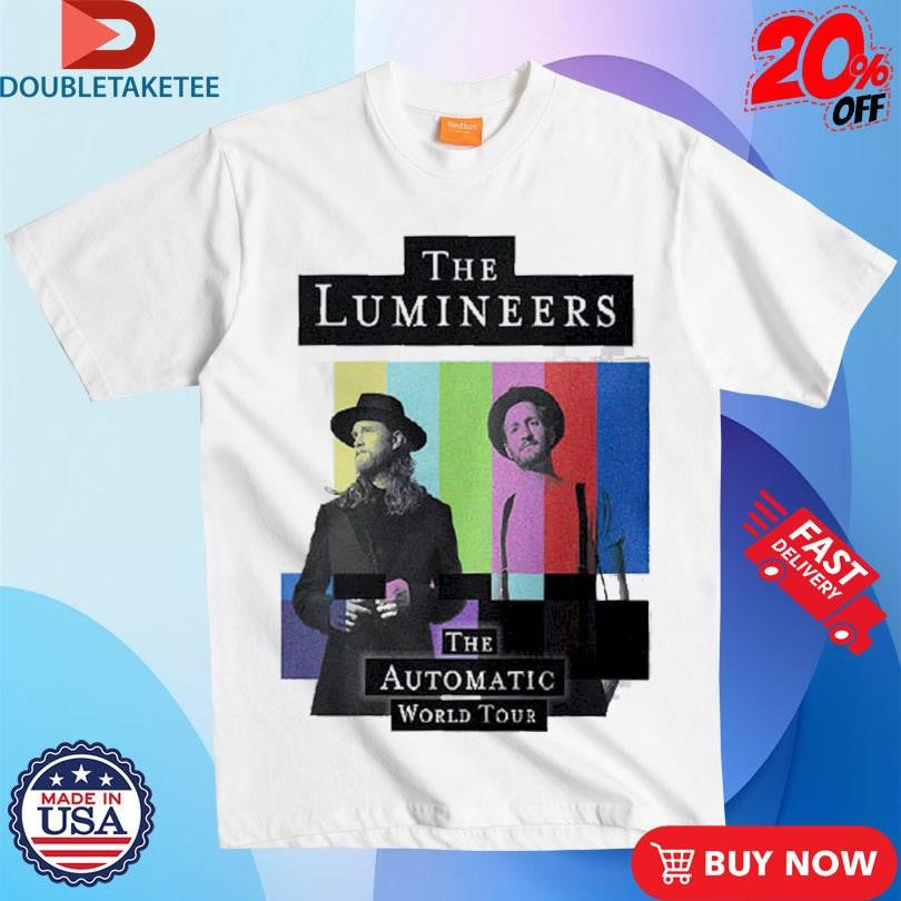 Official The Lumineers The Automatic World Tour 2025 Shirts