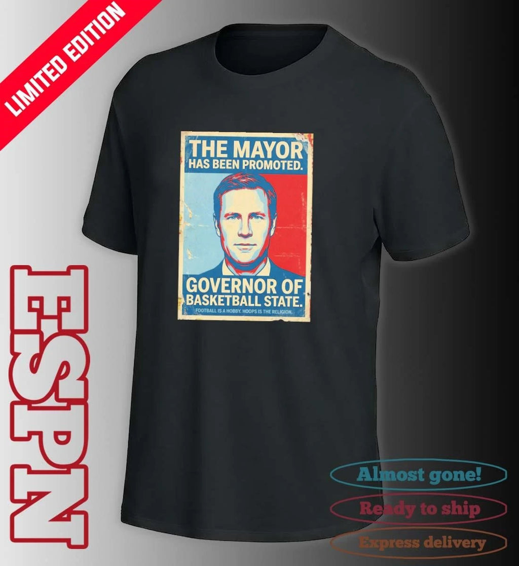 Official The Mayor has been promoted Governor of basketball state Nebraska Cornhuskers shirt