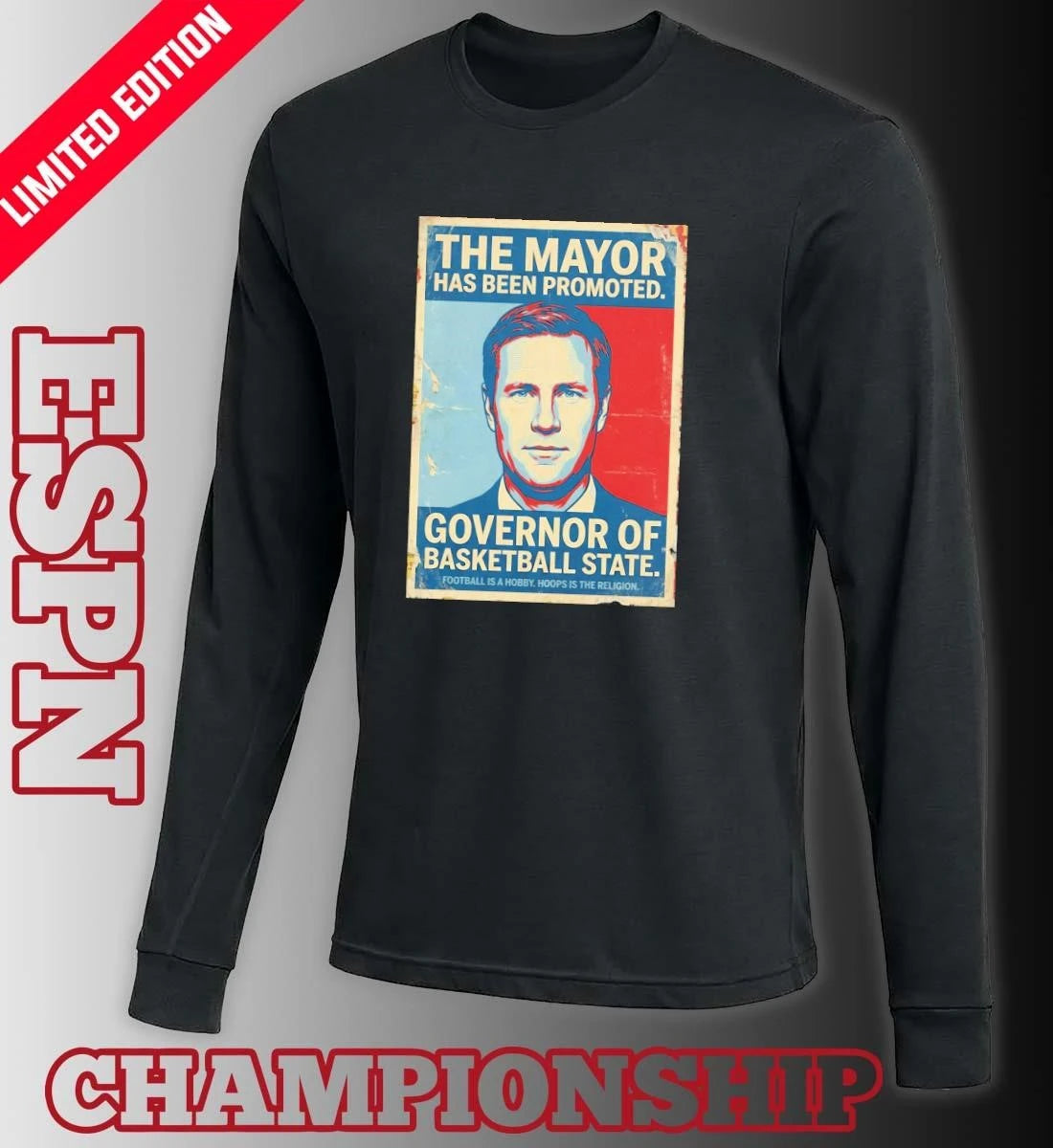 Official The Mayor has been promoted Governor of basketball state Nebraska Cornhuskers shirt